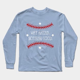 Primitive Fundamental Baseball Softball Pitching Sayings Long Sleeve T-Shirt